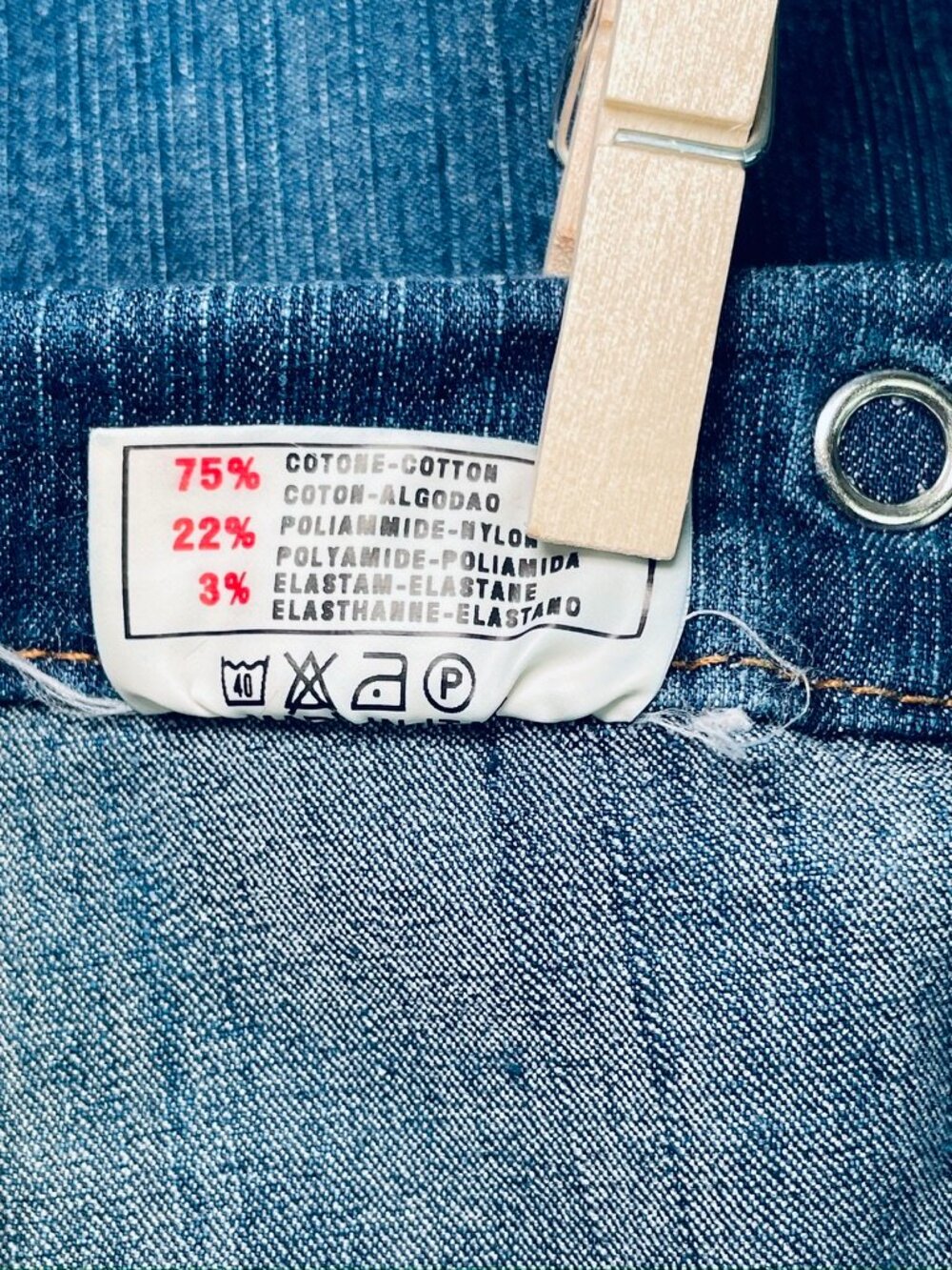 MISS SIXTY Vintage Y2K Layered Waist Flare Jeans Size 25 Medium Wash - Picture 6 of 8